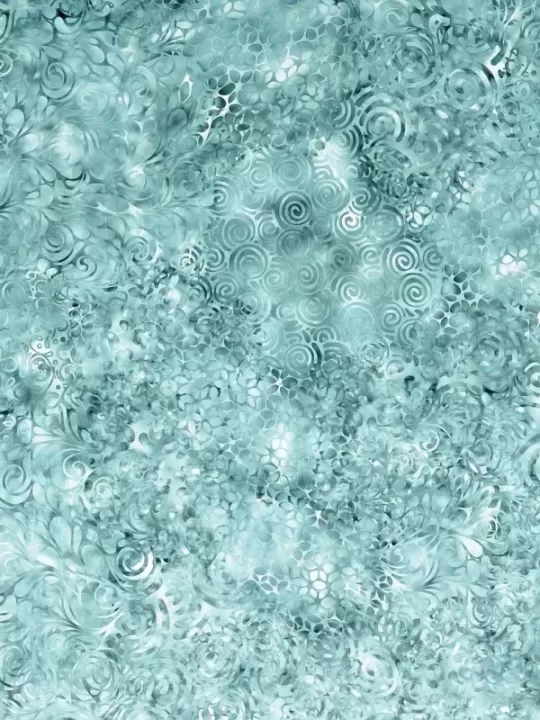 QT FABRICS - EFFERVESCENCE par Dan Morris 28159.Q Seafoam