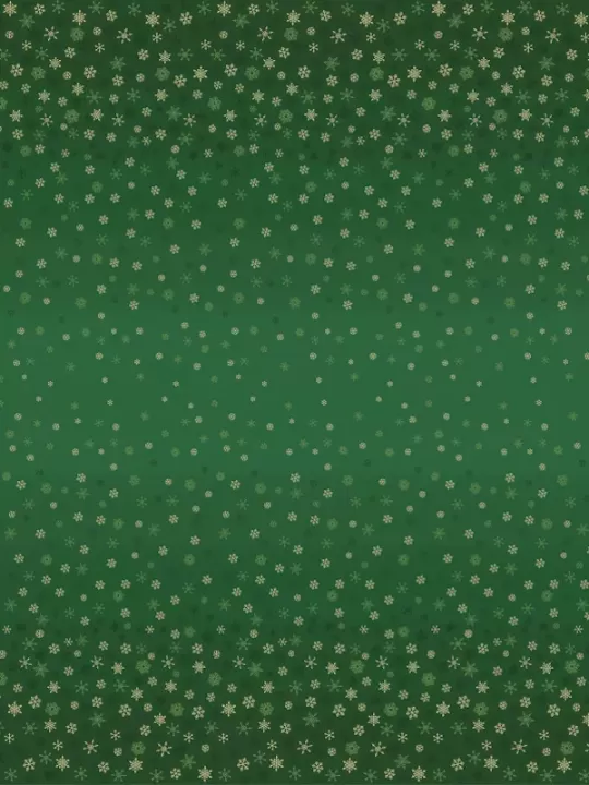 Tissu OMBRE SNOWFLAKES GREEN par Makower 2248.G