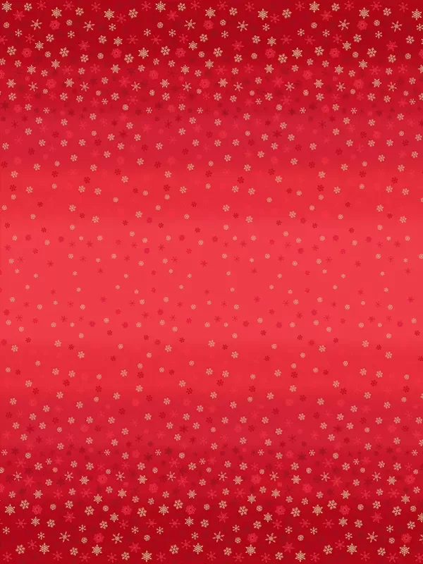 Tissu OMBRE SNOWFLAKES RED par Makower 2248.R