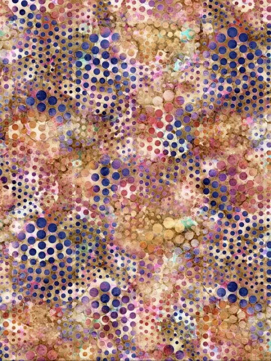 QT FABRICS - AQUATICA par Dan Morris 28124.X Bubbles Multi