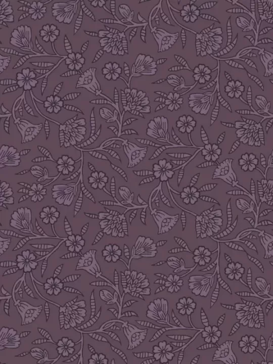 ASHTON par Missie Carpenter 1673.55 Floral Stamp Purple