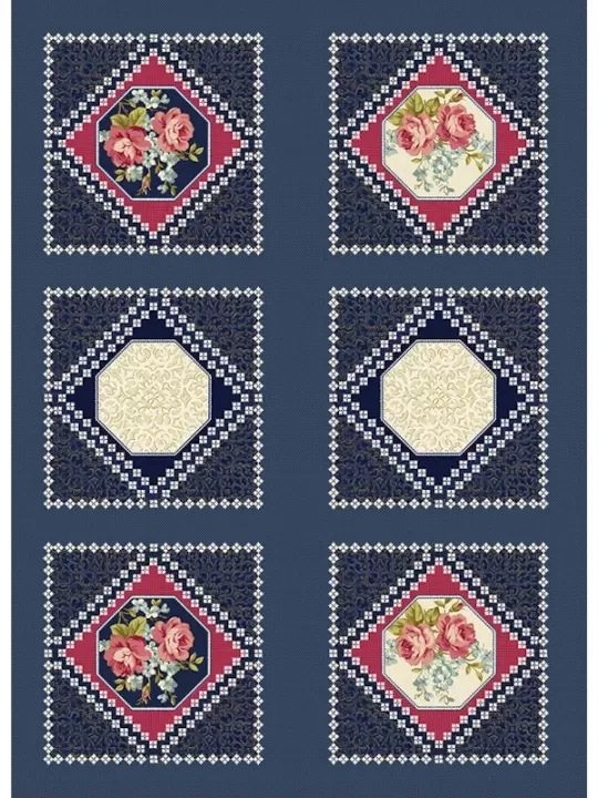 WINDHAM FABRICS - Tissu Patchwork SPELLBOUND par Katia Hoffman 51960PM.X