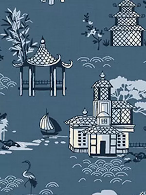 MAKOWER UK - Tissu Patchwork INDIGO Réf. 2153-B