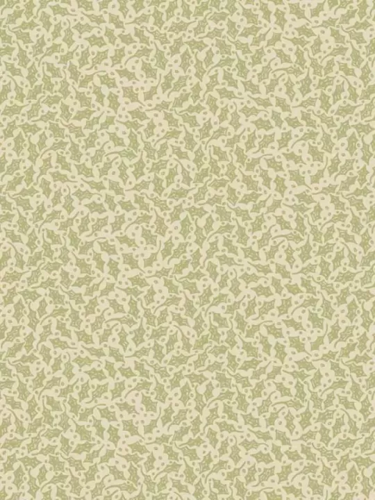 HENRY GLASS FABRICS - ALL FOR CHRISTMAS par Anni Downs 2676.33 Cream Holly