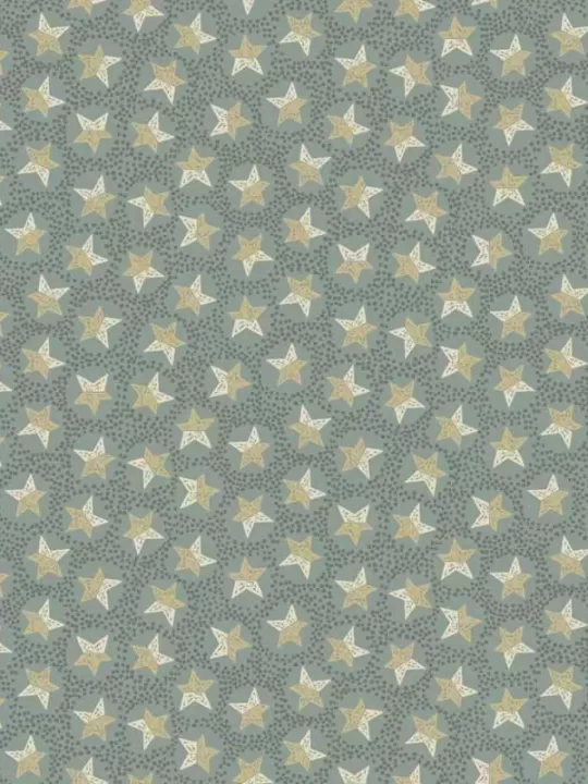 HENRY GLASS FABRICS - ALL FOR CHRISTMAS par Anni Downs 2677.77 Blue Stars