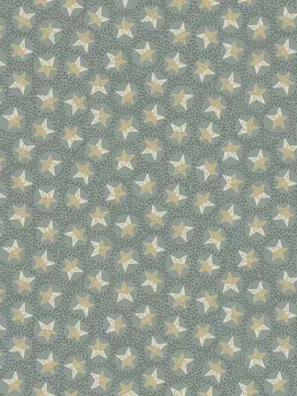 HENRY GLASS FABRICS - ALL FOR CHRISTMAS par Anni Downs 2677.77 Blue Stars