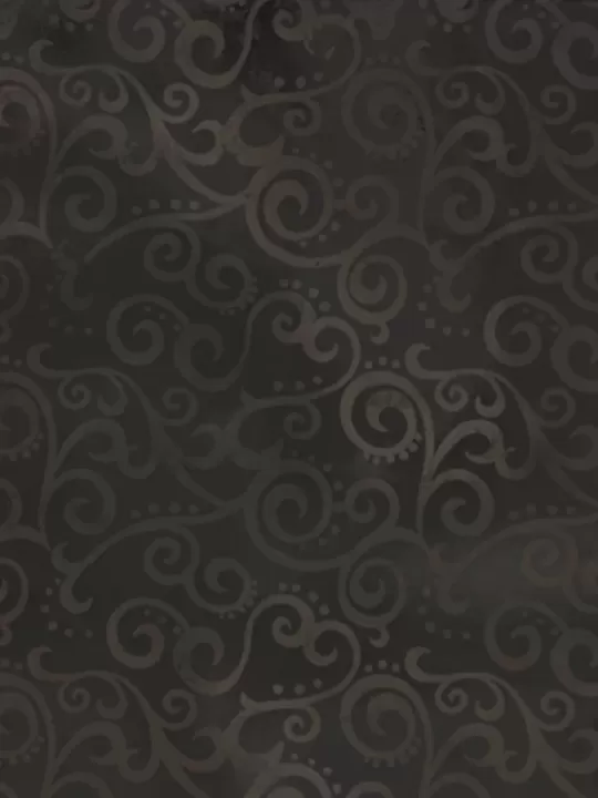 QT FABRICS - Tissu Patchwork OMBRE SCROLL BLACK 24174.J