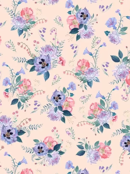 MICHAEL MILLER FABRICS - MYSTICAL MEADOW par Clara McAllister DC9655.BLUS