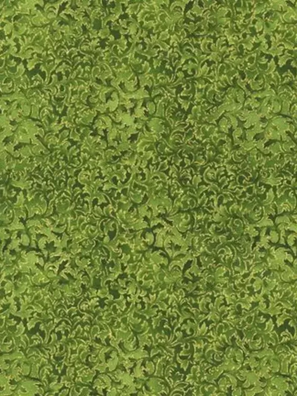 ROBERT KAUFMAN FABRICS - Tissu métallisé FUSIONS EVERGREEN par Studio RK 6644.224