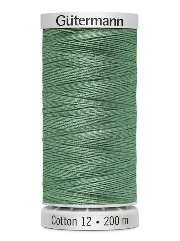 Fil Cotton 12 Gütermann 580 Mint Julep - 200 mètres