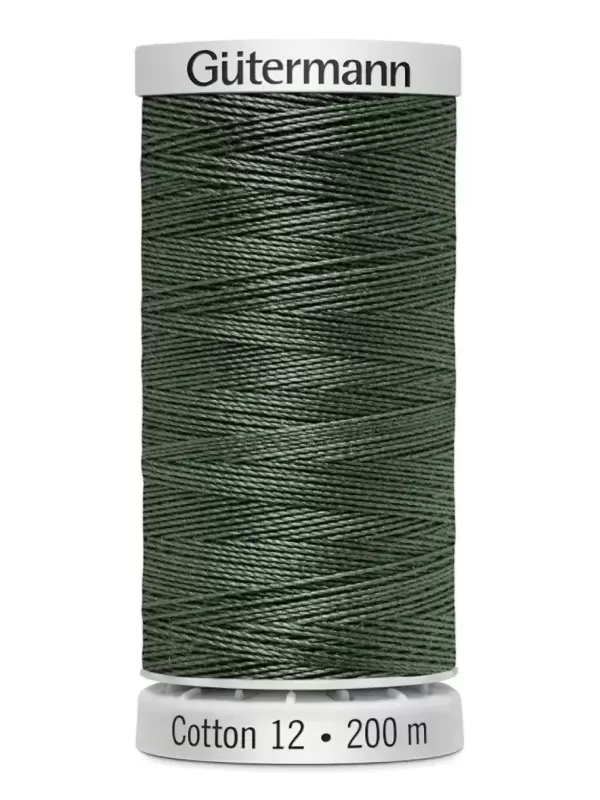 Fil Cotton 12 Gütermann 1287 French Green - 200 mètres