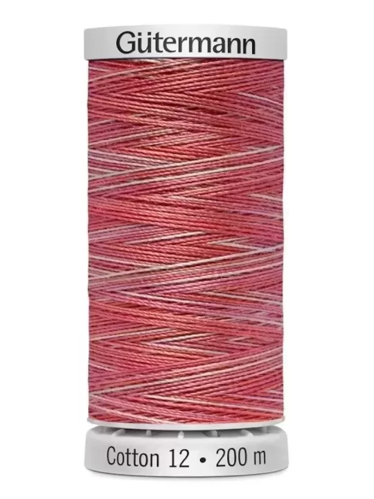 Fil Cotton 12 Gütermann 4005 Strawberry Daïquiri - 200 mètres