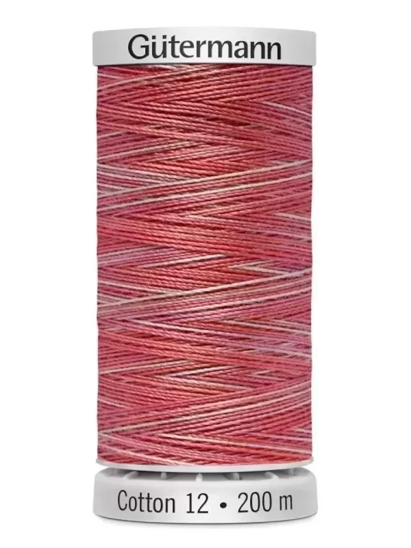 Fil Cotton 12 Gütermann 4005 Strawberry Daïquiri - 200 mètres