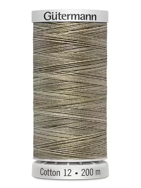 Fil Cotton 12 Gütermann 4023 Natural Taupe - 200 mètres