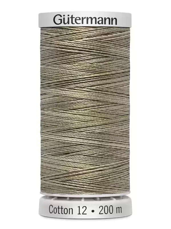 Fil Cotton 12 Gütermann 4023 Natural Taupe - 200 mètres