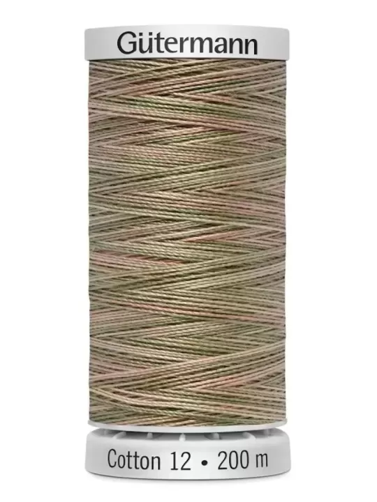 Fil Cotton 12 Gütermann 4026 Earth Pastels - 200 mètres