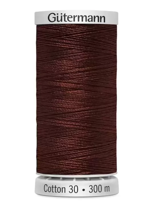 Fil Cotton 30 Gütermann 1058 Dark Tawny Tan - 300 mètres