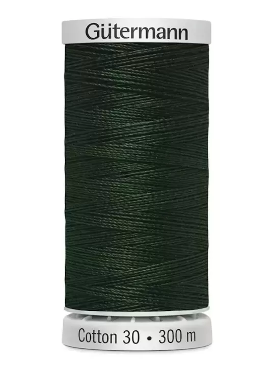 Fil Cotton 30 Gütermann 1174 Dark Pine Green - 300 mètres