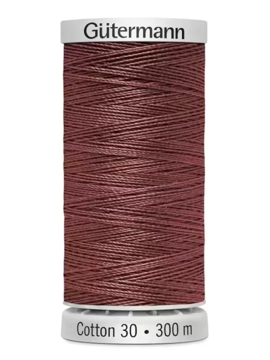 Fil Cotton 30 Gütermann 1190 Medium Burgundy - 300 mètres