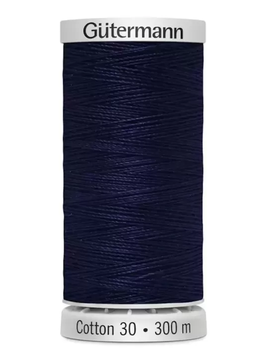 Fil Cotton 30 Gütermann 1197 Medium Navy - 300 mètres