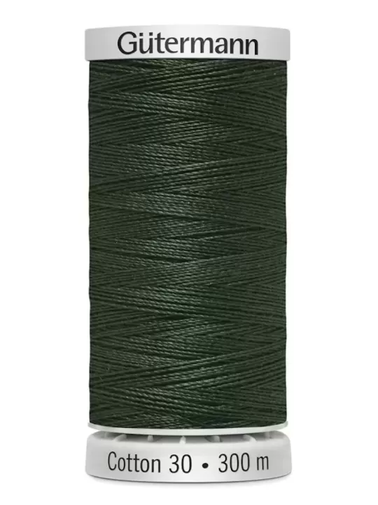 Fil Cotton 30 Gütermann 1232 Classic Green - 300 mètres