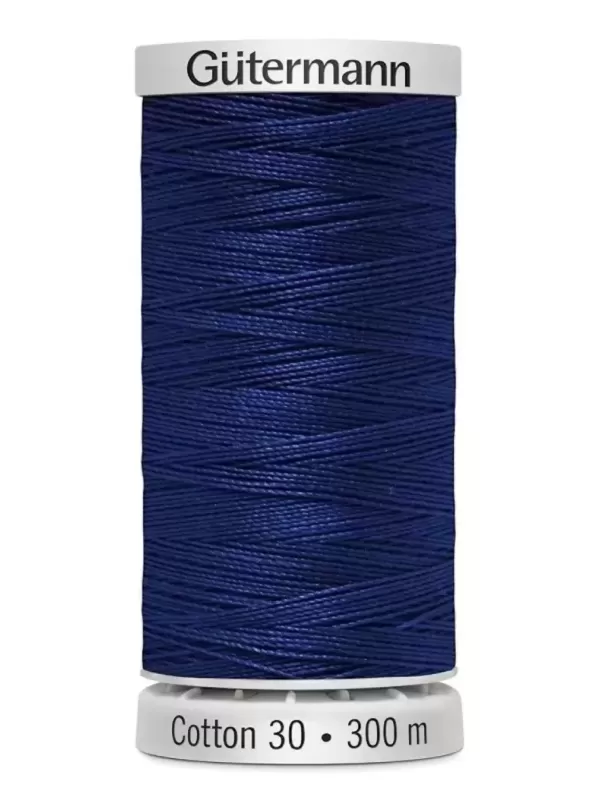 Fil Cotton 30 Gütermann 1293 Deep Nassau Blue - 300 mètres