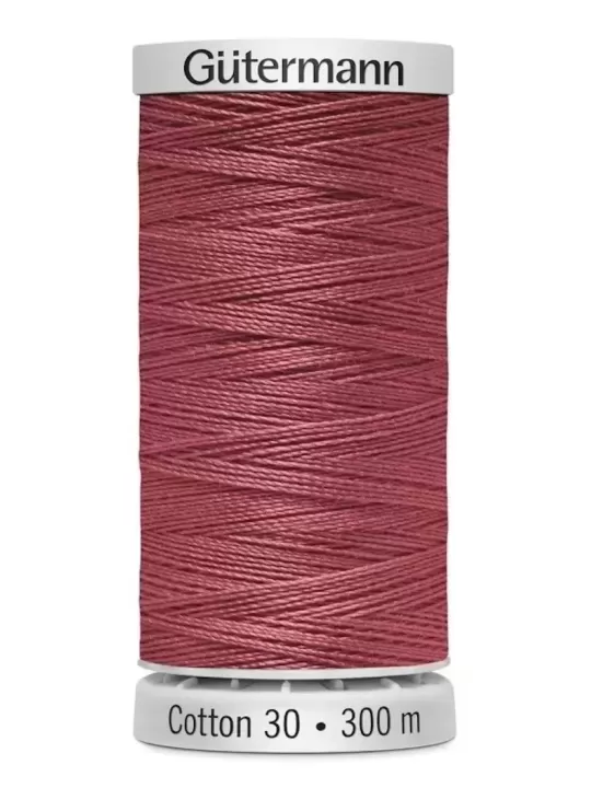 Fil Cotton 30 Gütermann 1558 Tea Rose - 300 mètres