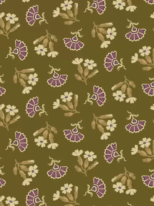 ANDOVER FABRICS - EVERLASTING par Renée Nanneman A-420-G Fleur Moss