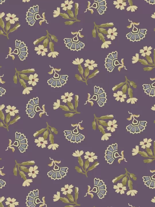 ANDOVER FABRICS - EVERLASTING par Renée Nanneman A-420-P Fleur Grape