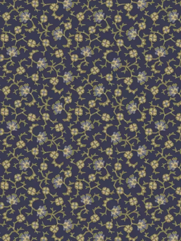 ANDOVER FABRICS - EVERLASTING par Renée Nanneman A-423-B Brambles Blueberry