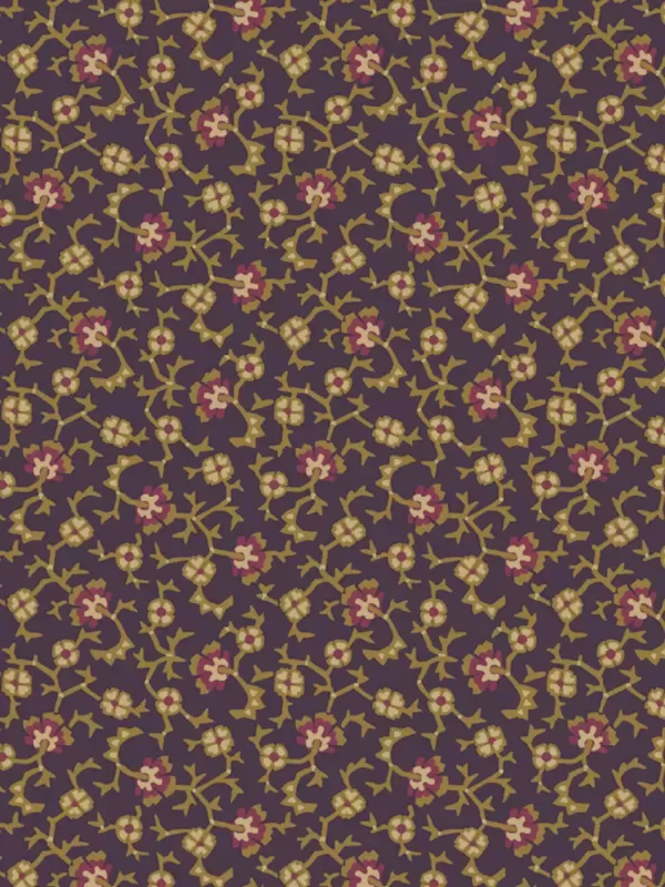 ANDOVER FABRICS - EVERLASTING par Renée Nanneman A-423-P Brambles Red Plum