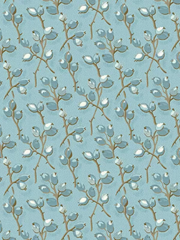 ANDOVER FABRICS - BLUEBIRD par Edyta Sitar Réf 9176-B1