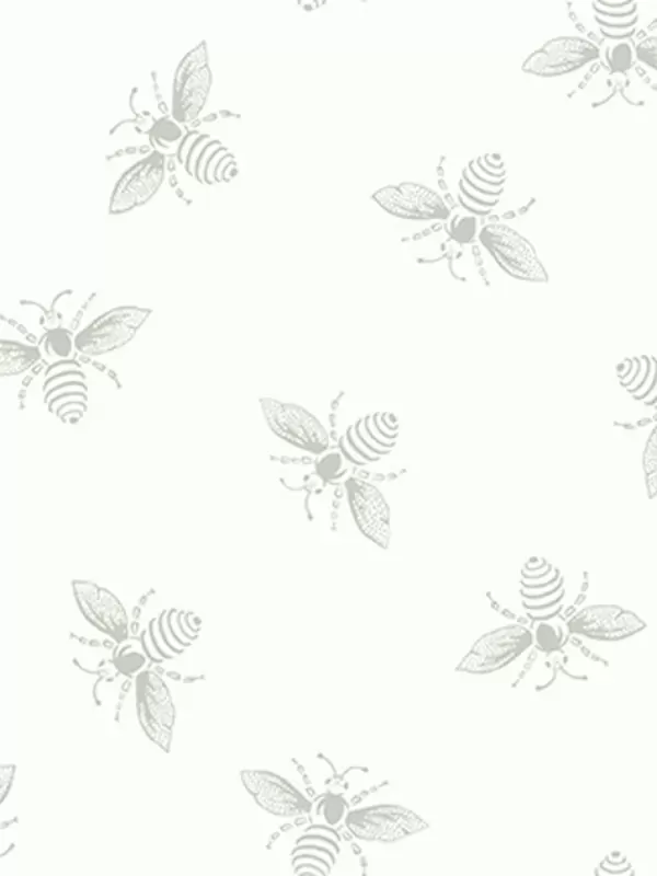 ANDOVER FABRICS - FRENCH BEES par Renee Nanneman 9084.LC1 White Wisp