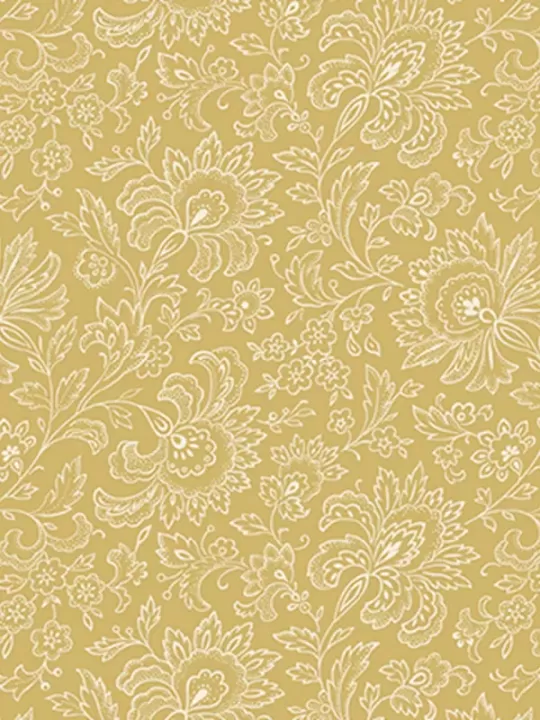 ANDOVER FABRICS - FRENCH CHATEAU par Renee Nanneman 9085.Y1 Paisley Golden