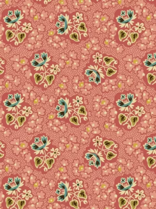 ANDOVER FABRICS - OAK ALLEY par Di Ford-Hall 9929.E Floral Sprigs Petal