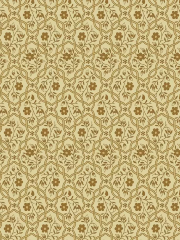 ANDOVER FABRICS - OAK ALLEY par Di Ford-Hall 9933.N Floral Mosaic Clay