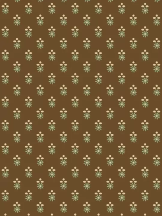 ANDOVER FABRICS - OAK ALLEY par Di Ford-Hall 9936.N Bijou Foulard Coffee Brown