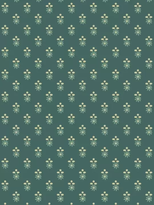 ANDOVER FABRICS - OAK ALLEY par Di Ford-Hall 9936.T Bijou Foulard Verdigris Teal