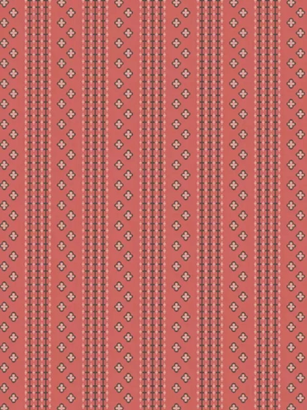 ANDOVER FABRICS - VERANDA par Renée Nanneman 155.E Tufted Stripe Punch