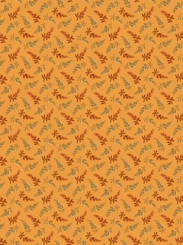 ANDOVER FABRICS - WILDBERRY CREEK par Renée Nanneman 299.O Wheat Orange