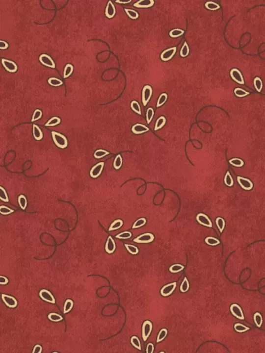 BLANK QUILTING - ASHTON par Missie Carpenter 1675-88 Tear Drop Floral Red