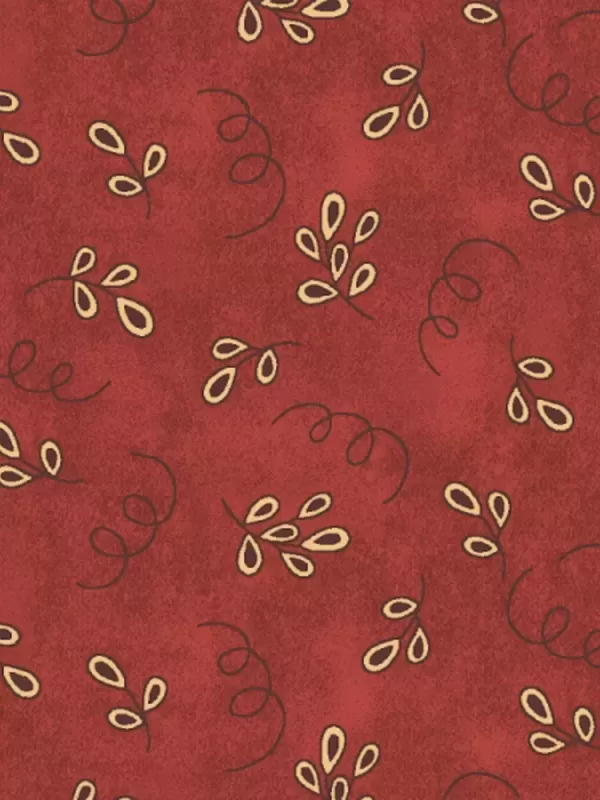 BLANK QUILTING - ASHTON par Missie Carpenter 1675-88 Tear Drop Floral Red