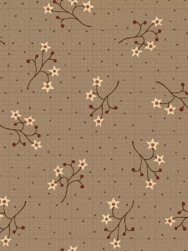 HENRY GLASS FABRICS - ON THE 12th DAY par Anni Downs Réf. 2492-38