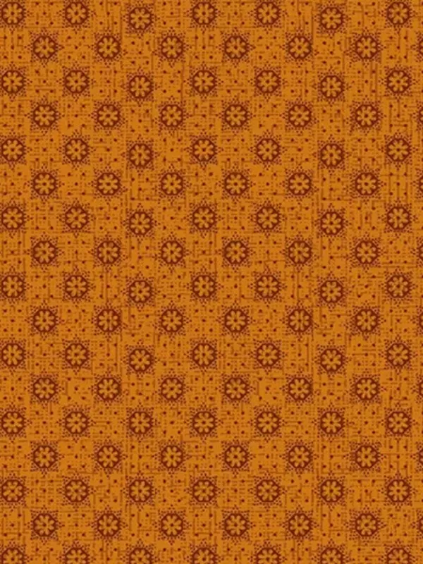 MARCUS FABRICS - CHEDDAR & COAL par Pam Buda R1767 Compass Rose Cheddar