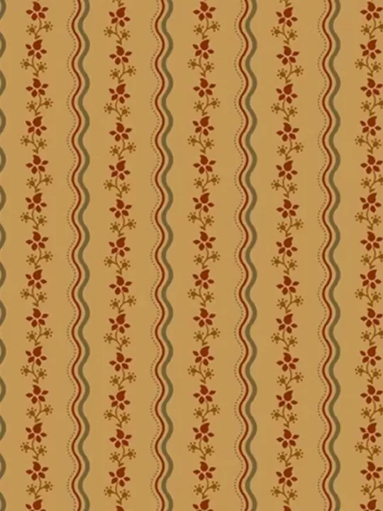 MARCUS FABRICS - CHEDDAR & COAL par Pam Buda R1772 Squiggle Tan