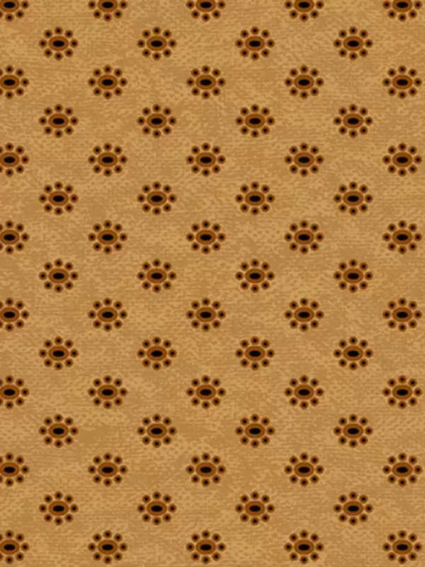 MARCUS FABRICS - CHEDDAR & COAL par Pam Buda R1773 Rings Around Tan