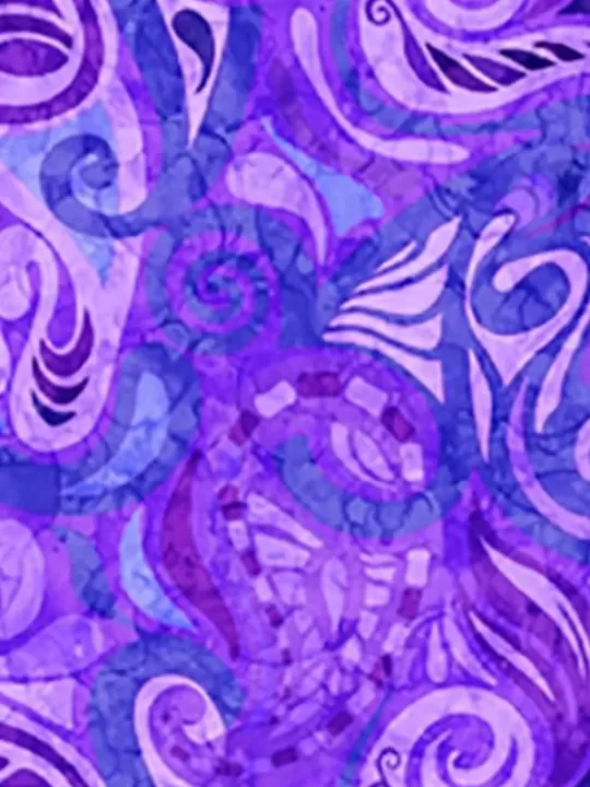 QT FABRICS - AMBIANCE par Dan Morris 28612.V Paisley Violet