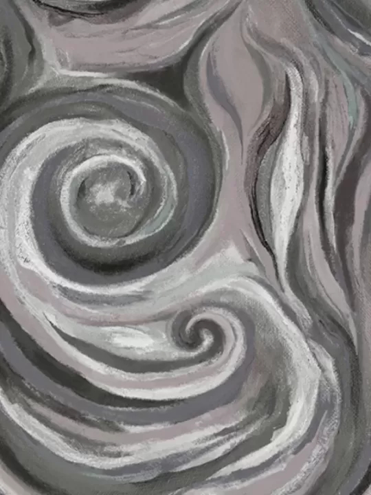 WINDHAM FABRICS - IMPRESSIONS par Melissa M. Collins 53016D-7 Swirl Sensation Grey