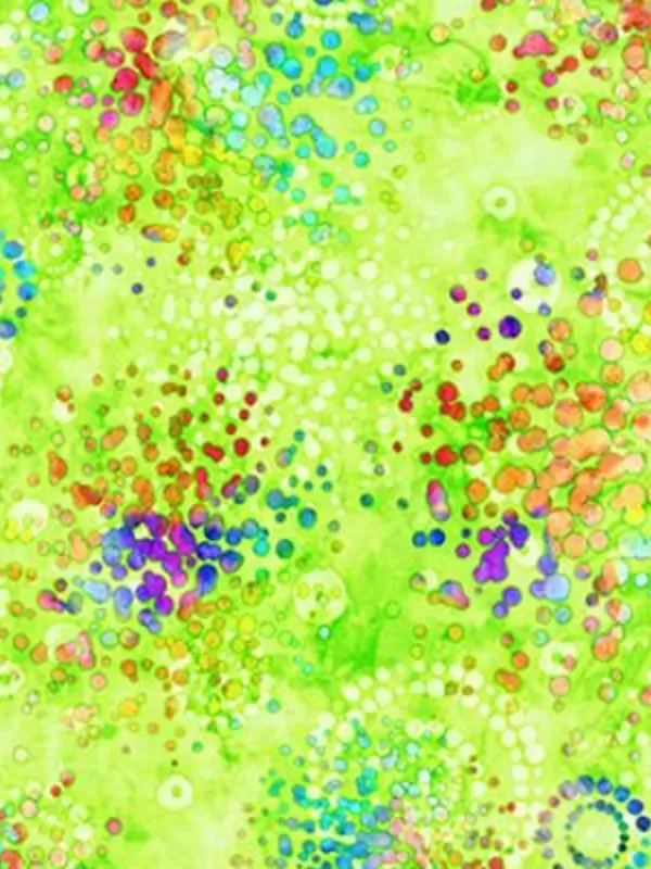 Tissus QT FABRICS - RADIANCE par Dan Morris 27096.G Splatter Green