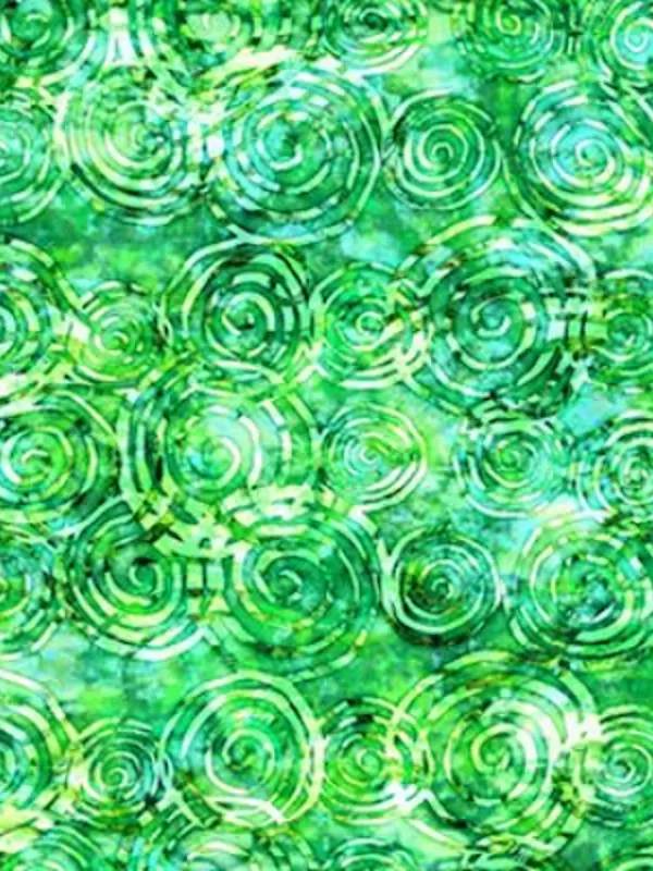 Tissus QT FABRICS - RADIANCE par Dan Morris 27099.G Scroll Green